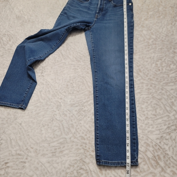 Everlane High-Rise Slim Straight Cigarette Jeans Size 28R Women's  Light Wash - Picture 11 of 14